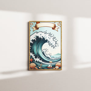 waves of adventure — oak frame