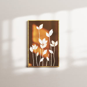 whispering ephemera — oak frame