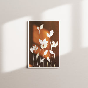 whispering ephemera — white frame