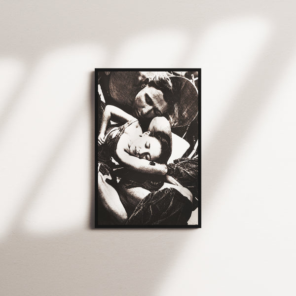 whispering shadows — black frame