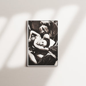 whispering shadows — white frame
