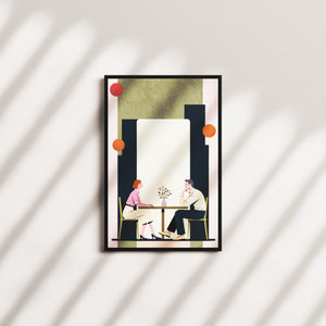 whispering vows — black frame