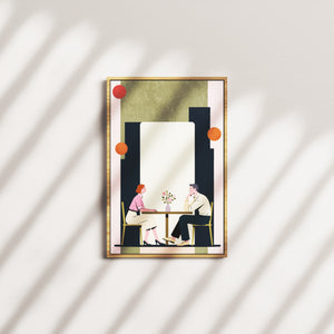 whispering vows — oak frame