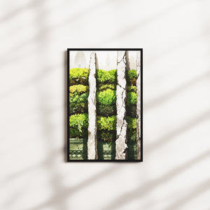 willow circle — black frame