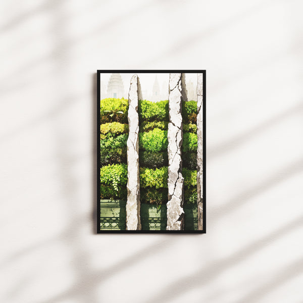 willow circle — black frame