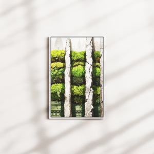 willow circle — white frame