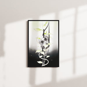 willow current tableau — black frame