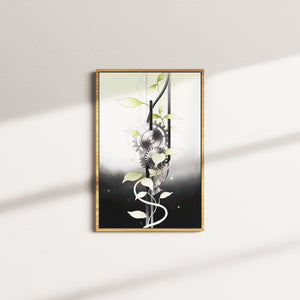 willow current tableau — oak frame